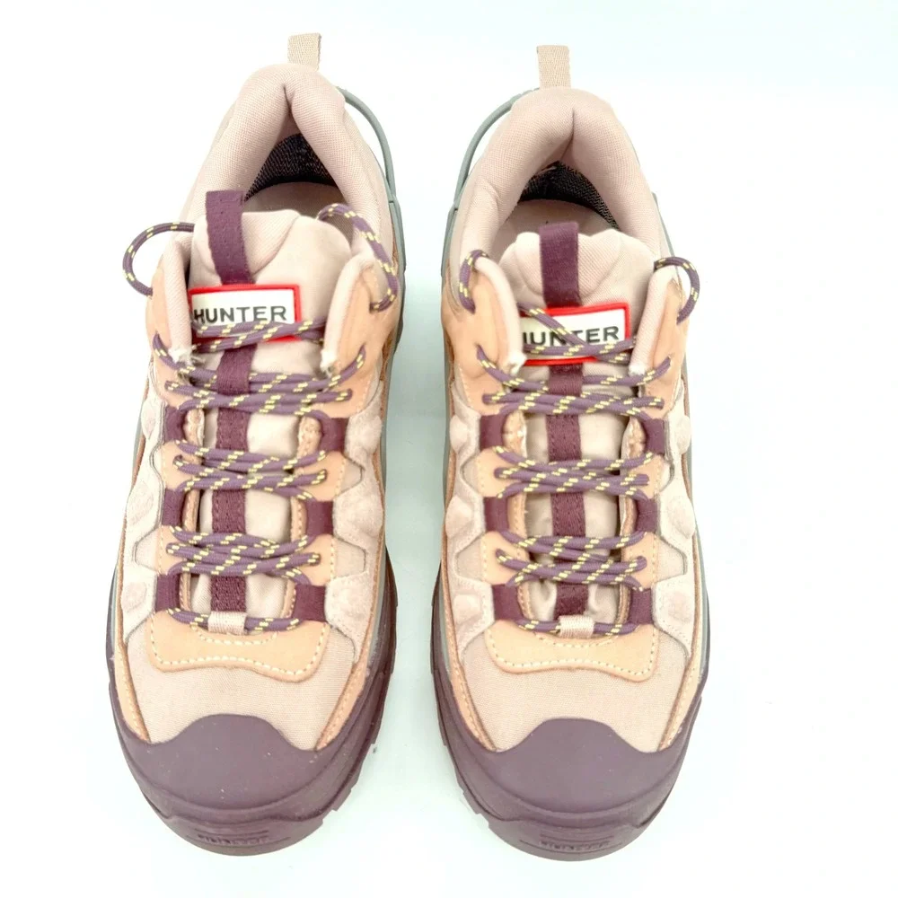 Hunter Travel Explorer Nicia Sneakers Womens 7 Mauve Purple Hiking Trail Shoe